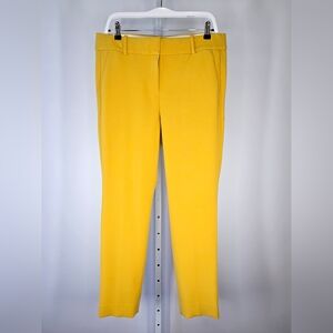 J.Crew Cameron Slim Straight Four-Season Stretch Ankle Pants Chartreuse 12T